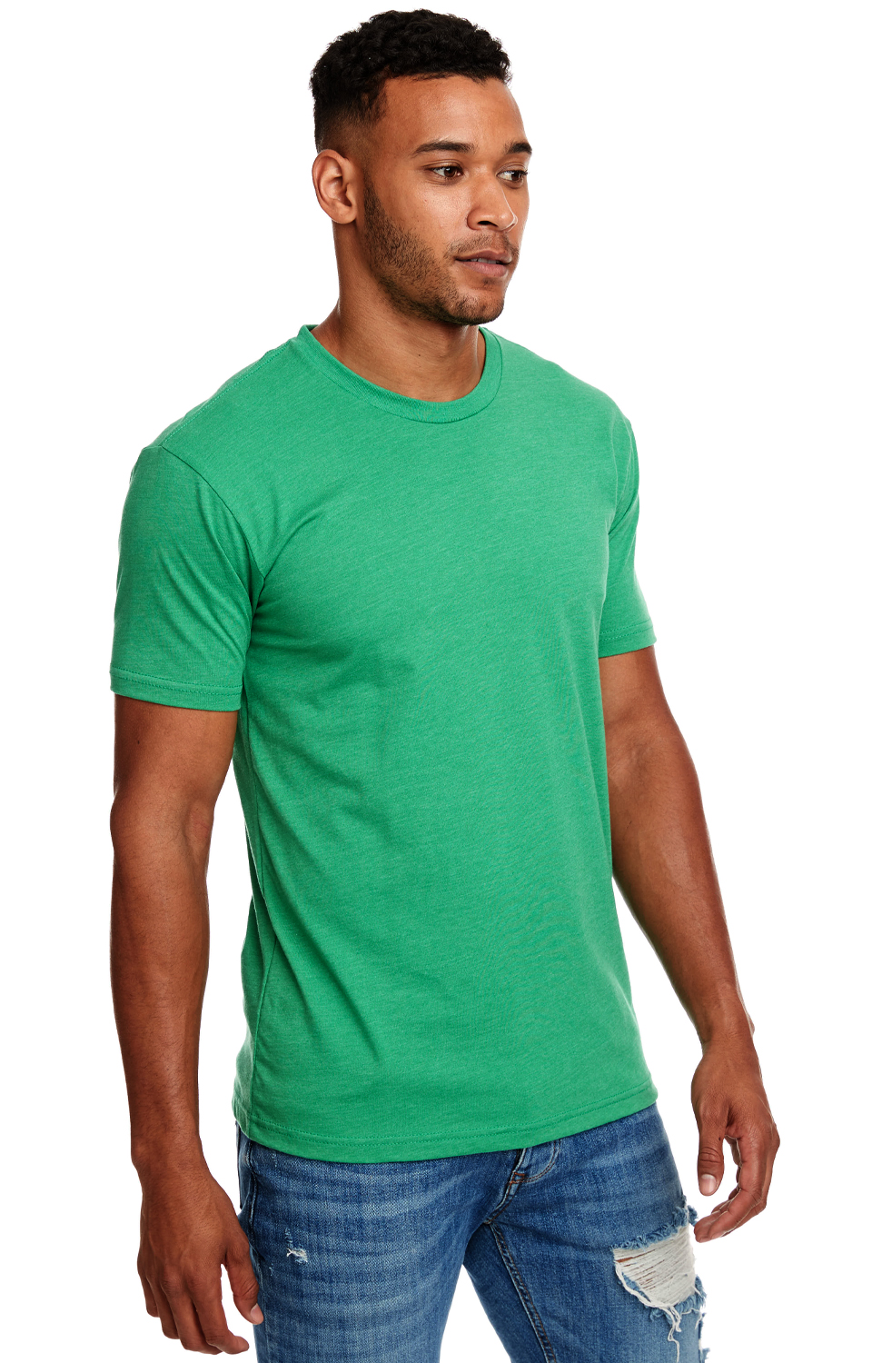 Unisex CVC Crewneck T-Shirt - Kelly Green