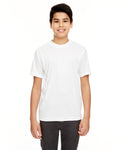 Youth Cool & Dry Basic Performance T-Shirt - White