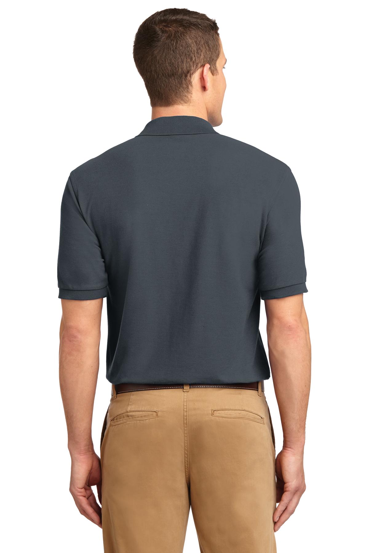 Unisex Silk Touch Polo - Steel Gray
