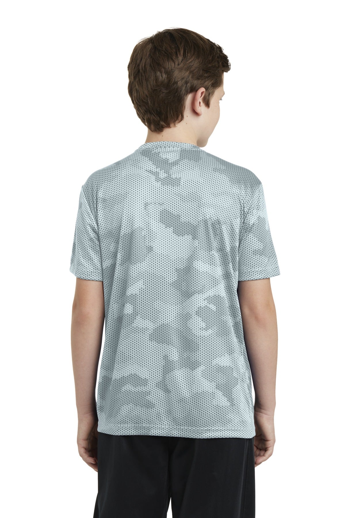 Youth CamoHex Tee - White
