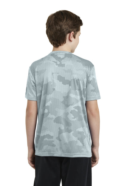 Youth CamoHex Tee - White