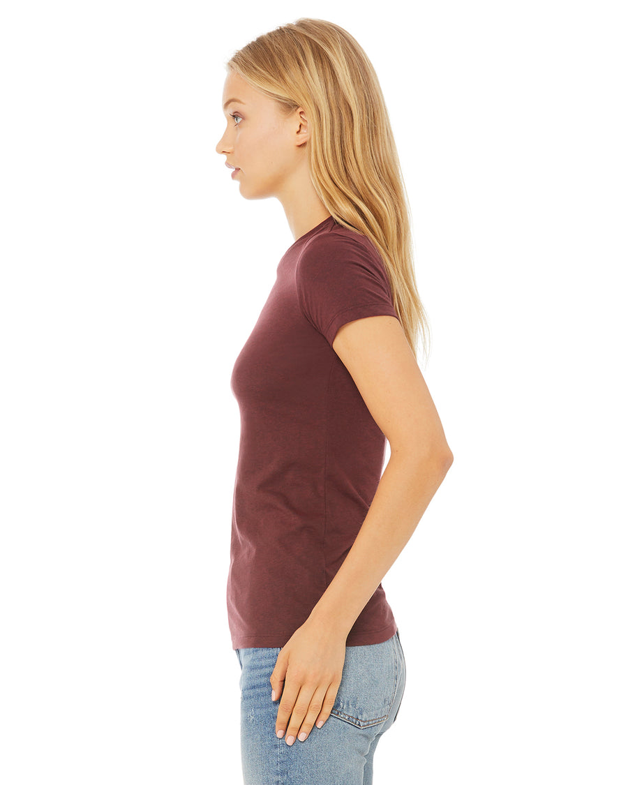 Women's Junior Fit Favorite T-Shirt - Heather Cardinal