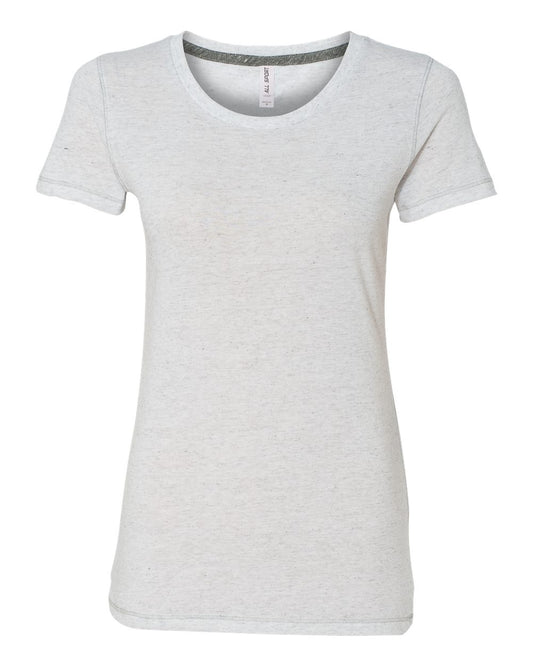 Women's Triblend T-Shirt - White Heather Triblend