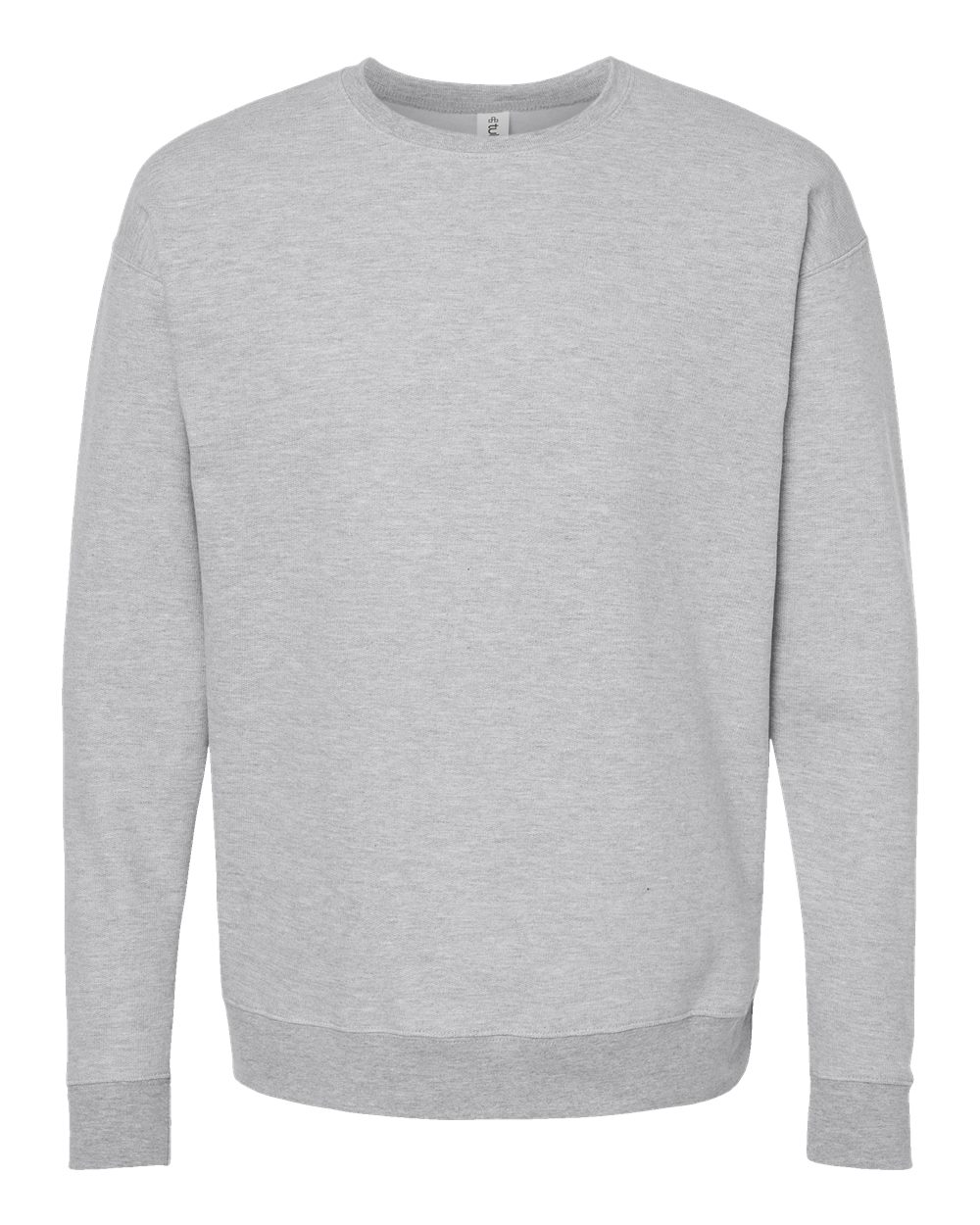 Unisex Fleece Crew - Heather Grey