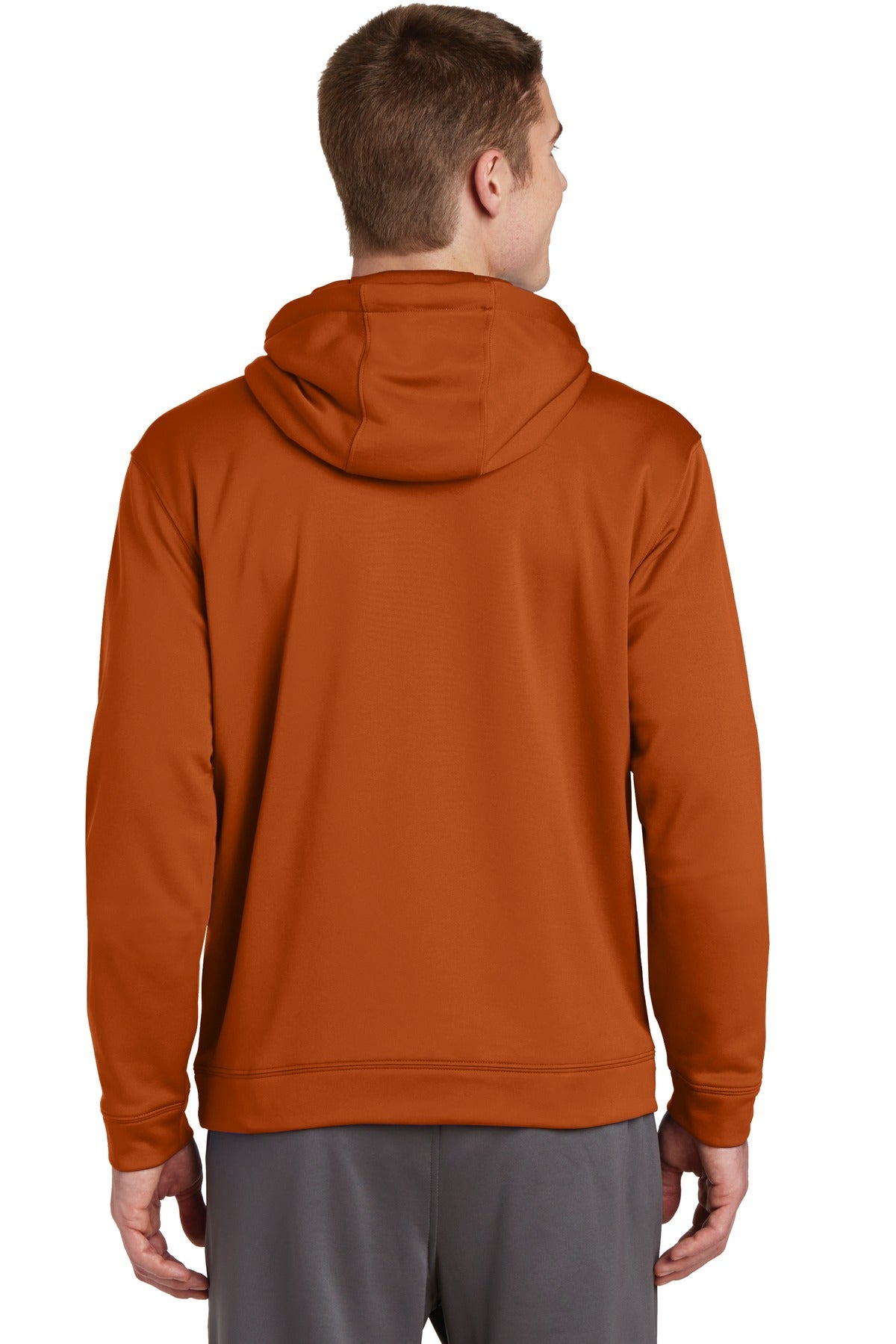 Sport-Wick Fleece Hooded Pullover - Texas Orange