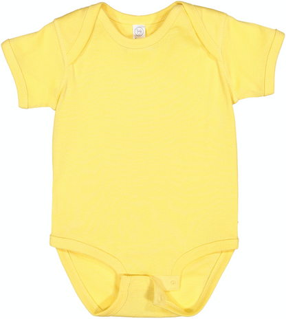 Infant Baby Rib Bodysuit - Butter