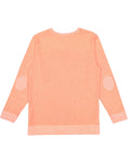 Harborside Melange French Terry Pullover - Papaya Melange