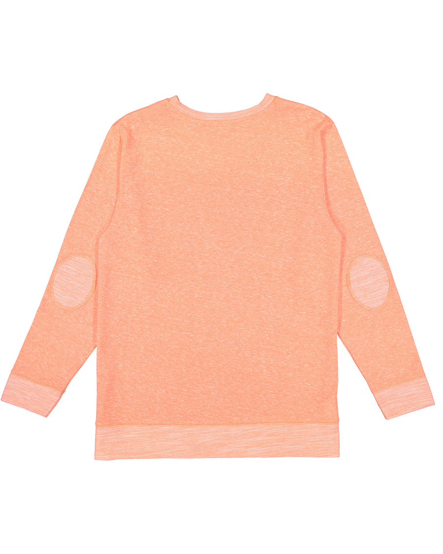 Harborside Melange French Terry Pullover - Papaya Melange