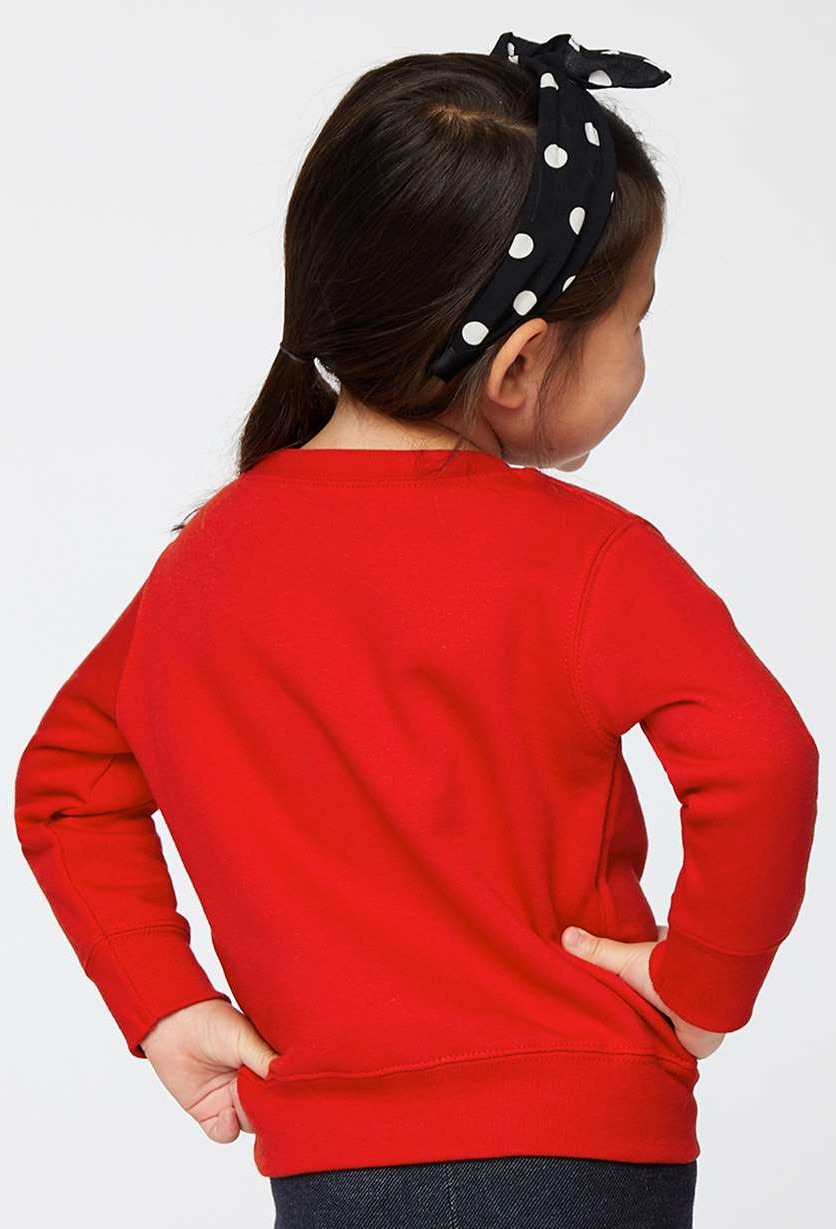 Toddler Fleece Sweatshirt - Red