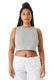 Bella + Canvas 1013BE - Women's Micro Rib Muscle Crop Tank - Heather Athletic