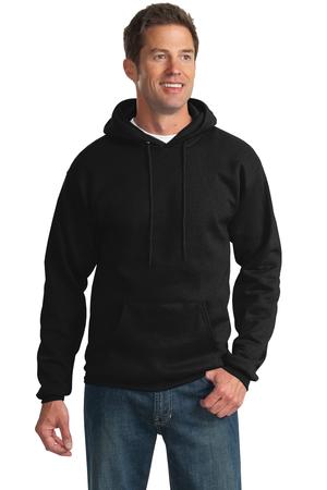 Unisex Tall Essential Fleece Pullover Hoodie - Jet Black