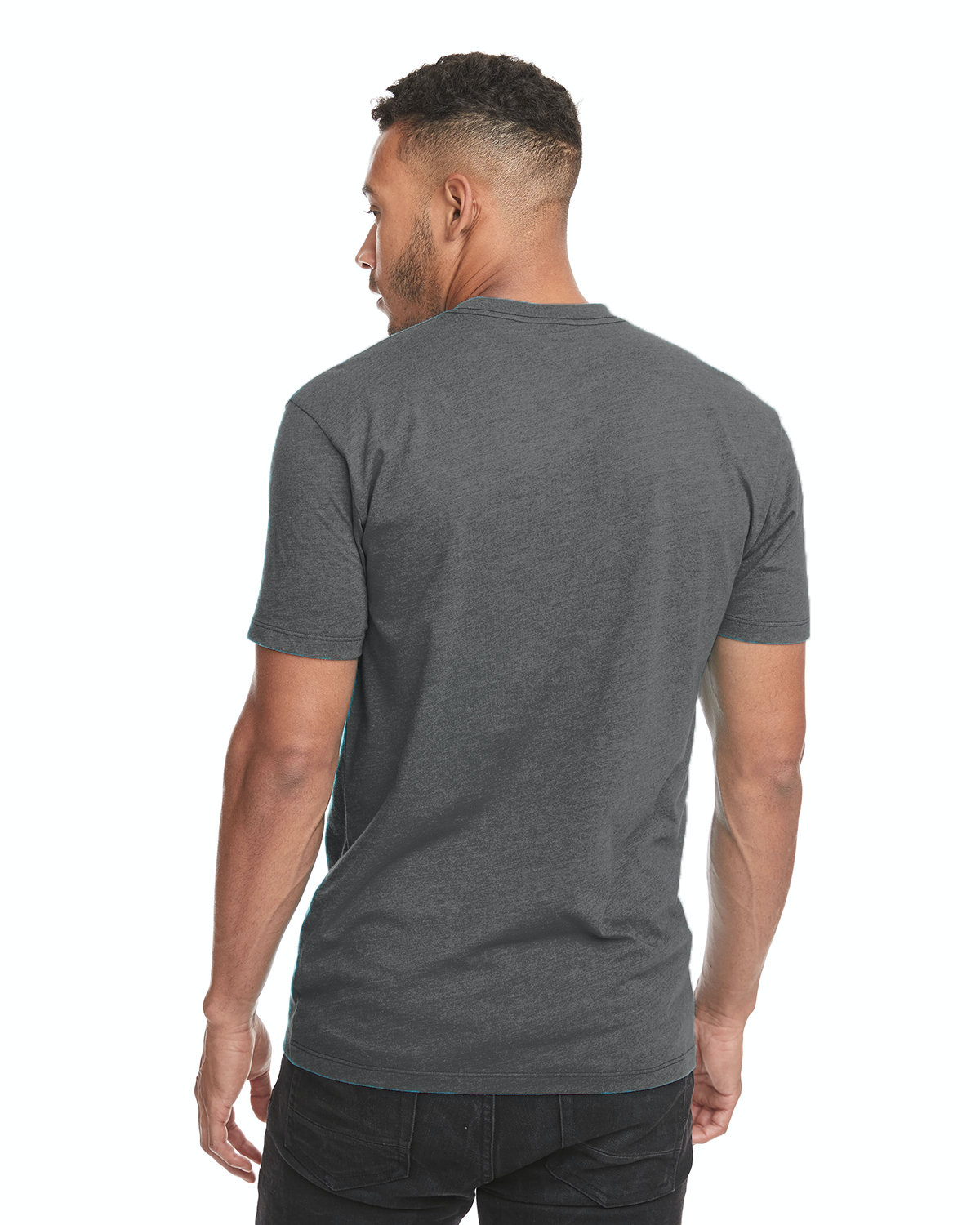 Unisex CVC Crewneck T-Shirt - Heather Heavy Metal