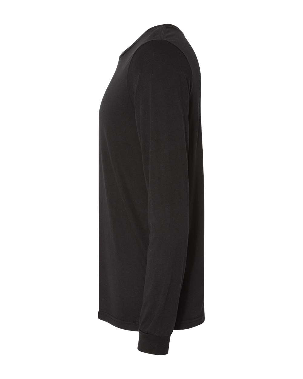 Unisex Jersey Long-Sleeve T-Shirt - Solid Black Triblend