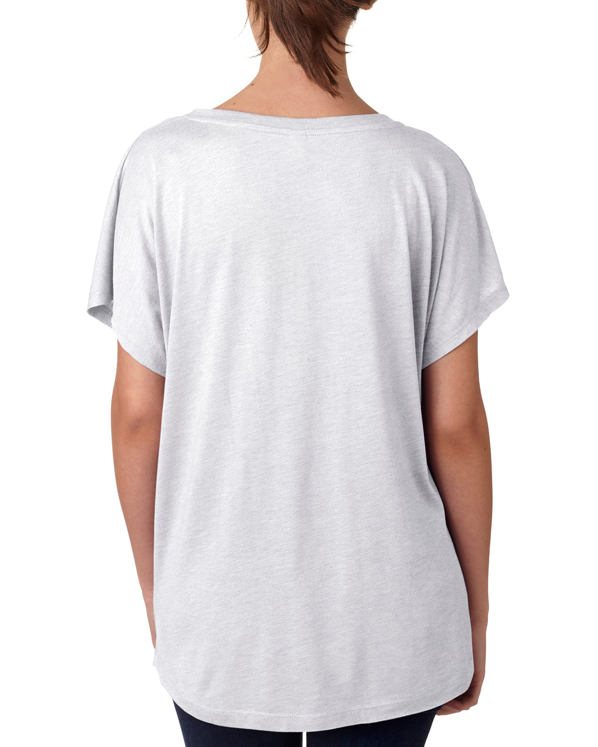 Women's Triblend Dolman - Heather White