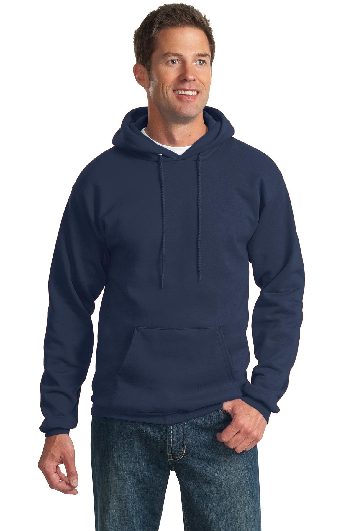 Unisex Essential Fleece Pullover Hoodie - Navy