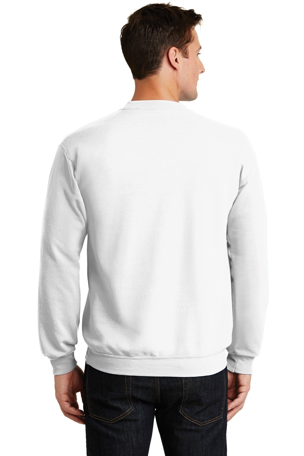 Unisex Core Fleece Crewneck Sweatshirt - White