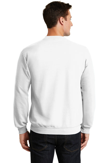 Unisex Core Fleece Crewneck Sweatshirt - White
