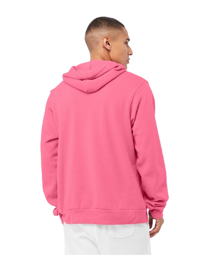 Unisex Sponge Fleece Pullover Hoodie - Heather Charity Pink