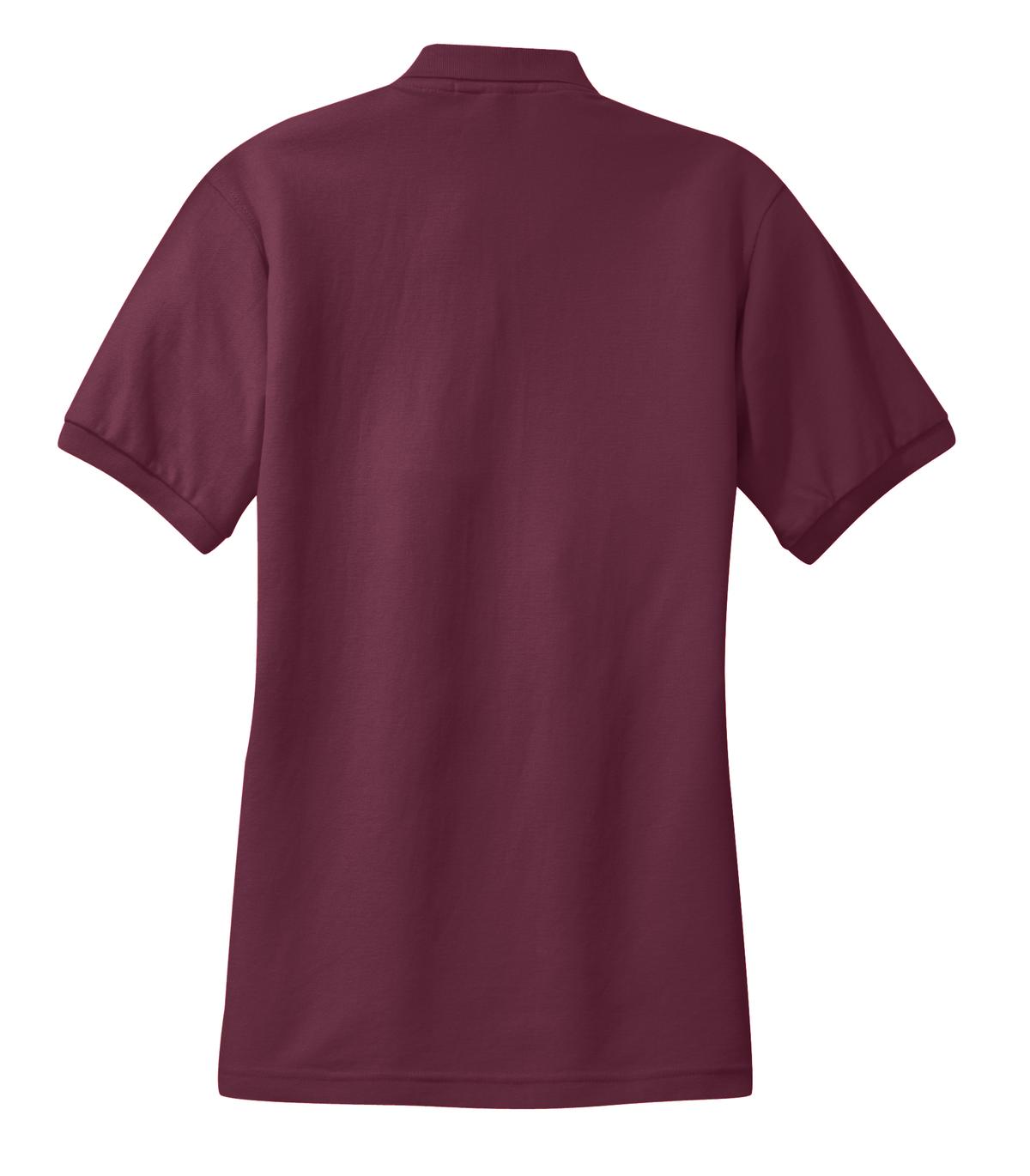 Women's Silk Touch Polo - Burgundy