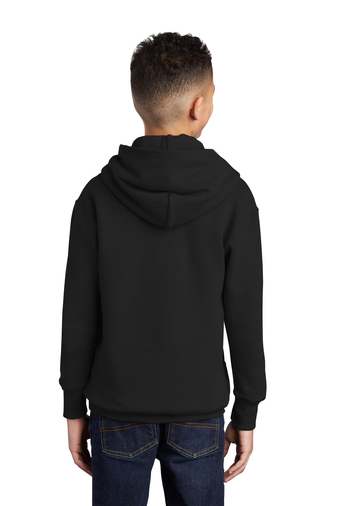 Youth Core Fleece Pullover Hoodie - Jet Black