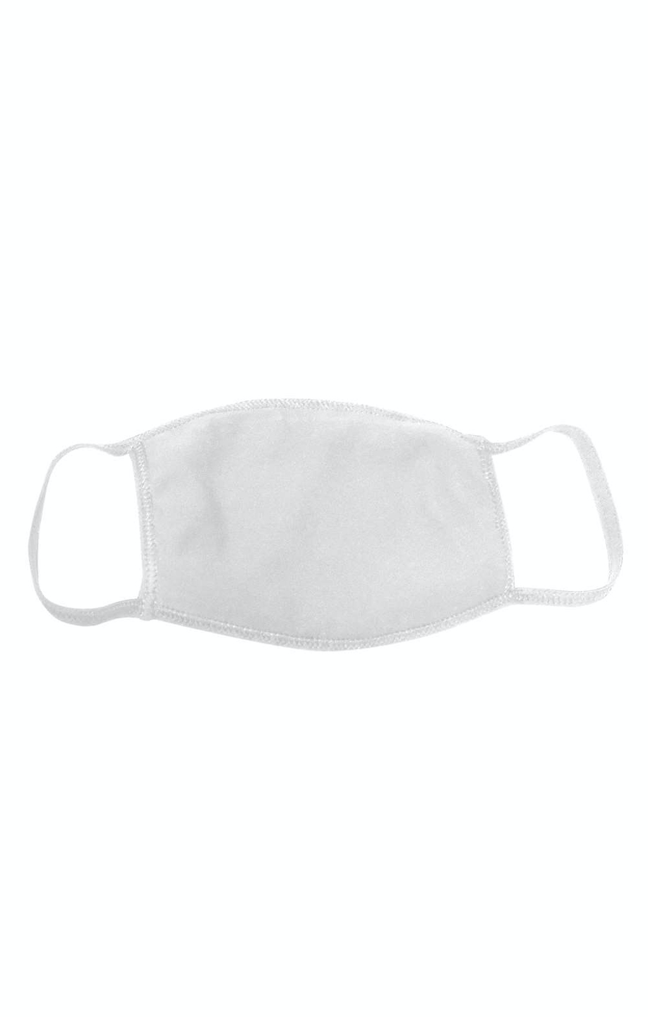 25 Pack - USA-Made 100% Cotton Face Cover - White