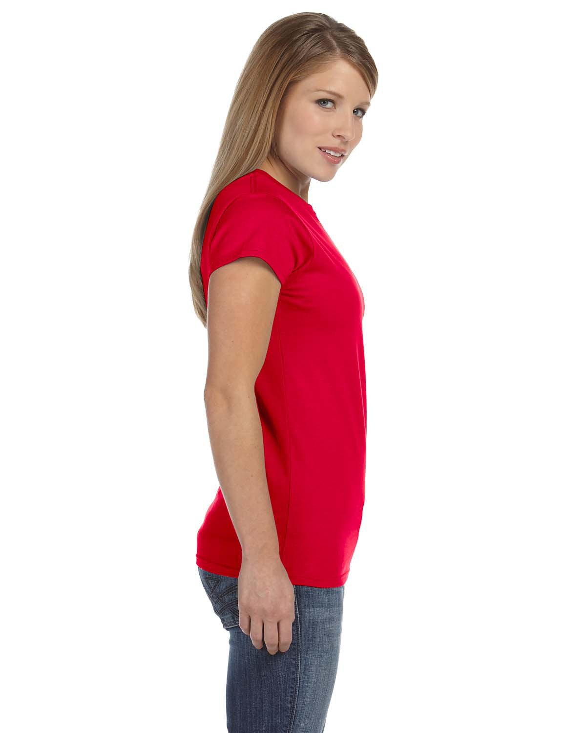 Women's Softstyle® Fitted T-Shirt - Cherry Red