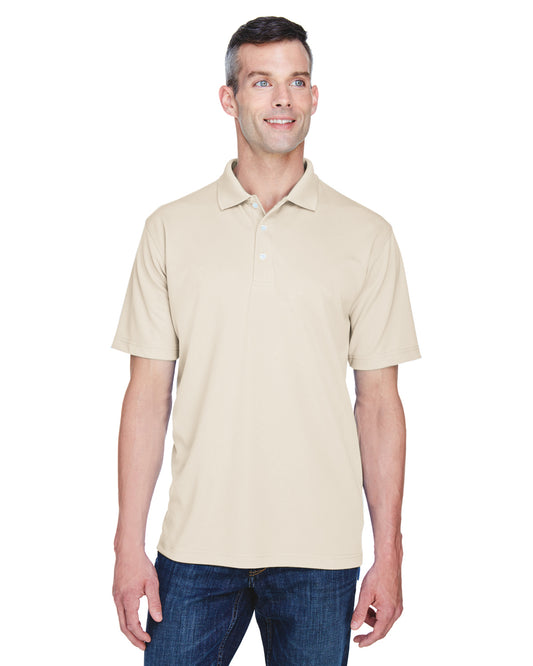 Men's Cool & Dry Stain-Release Performance Polo - Stone