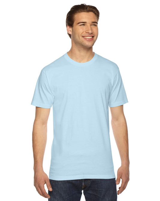 Unisex Fine Jersey Short-Sleeve T-Shirt - Light Blue