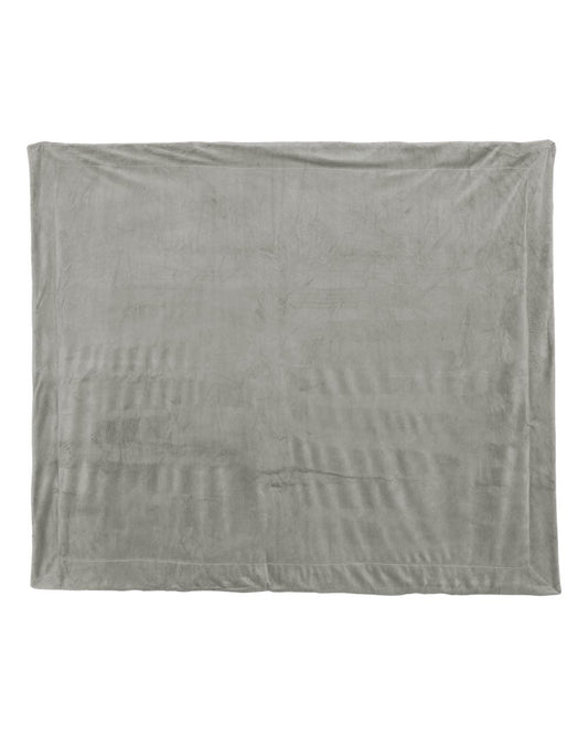 Mink Sherpa Blanket - Gray
