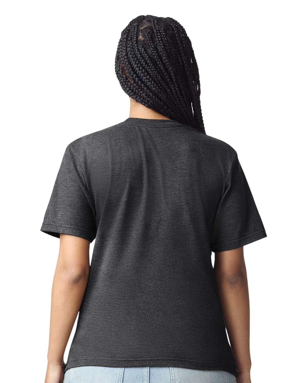 Unisex CVC T-Shirt - Heather Black