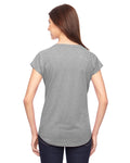 Women's Triblend V-Neck T-Shirt - Heather Gray