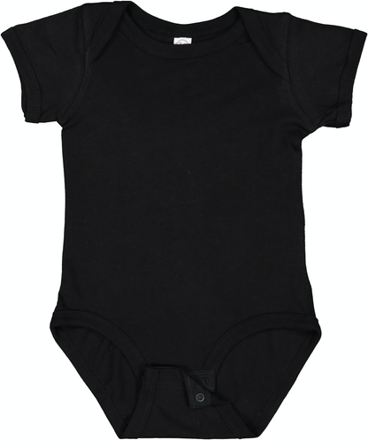 Infant Fine Jersey Bodysuit - Black