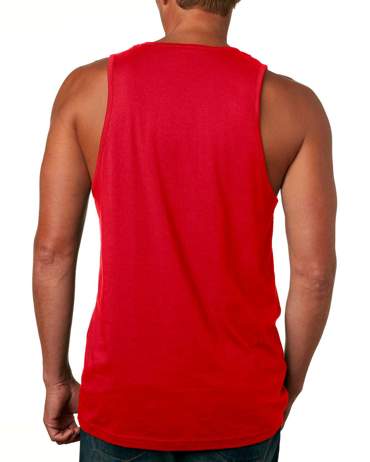 Men's Cotton Tank - Red