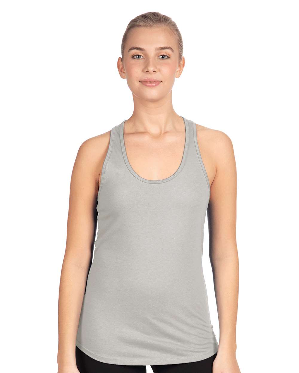 Women's Ideal Racerback Tank - Silver