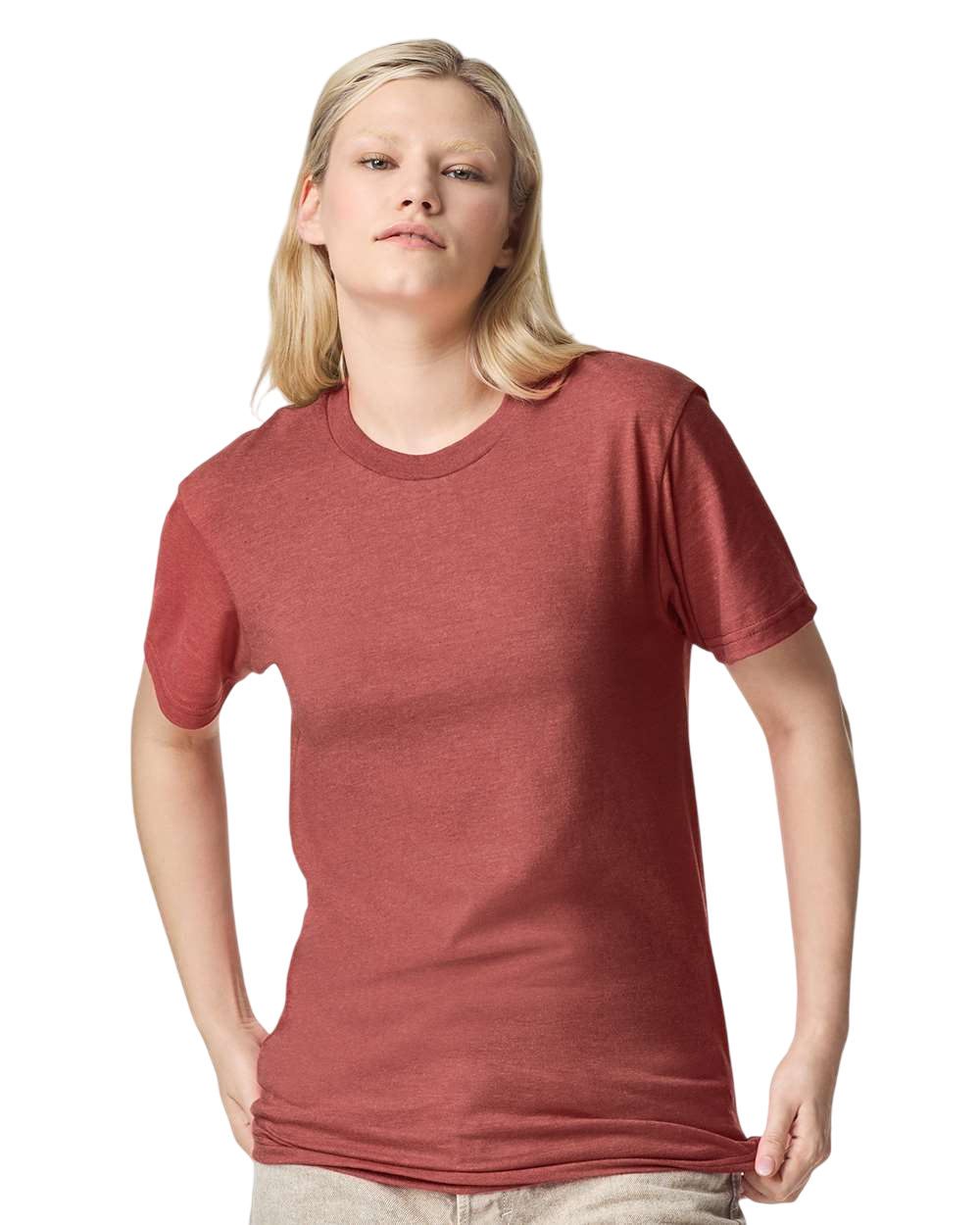 Unisex CVC T-Shirt - Heather Canyon