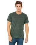 Unisex Poly-Cotton Short-Sleeve T-Shirt - Forest Marble