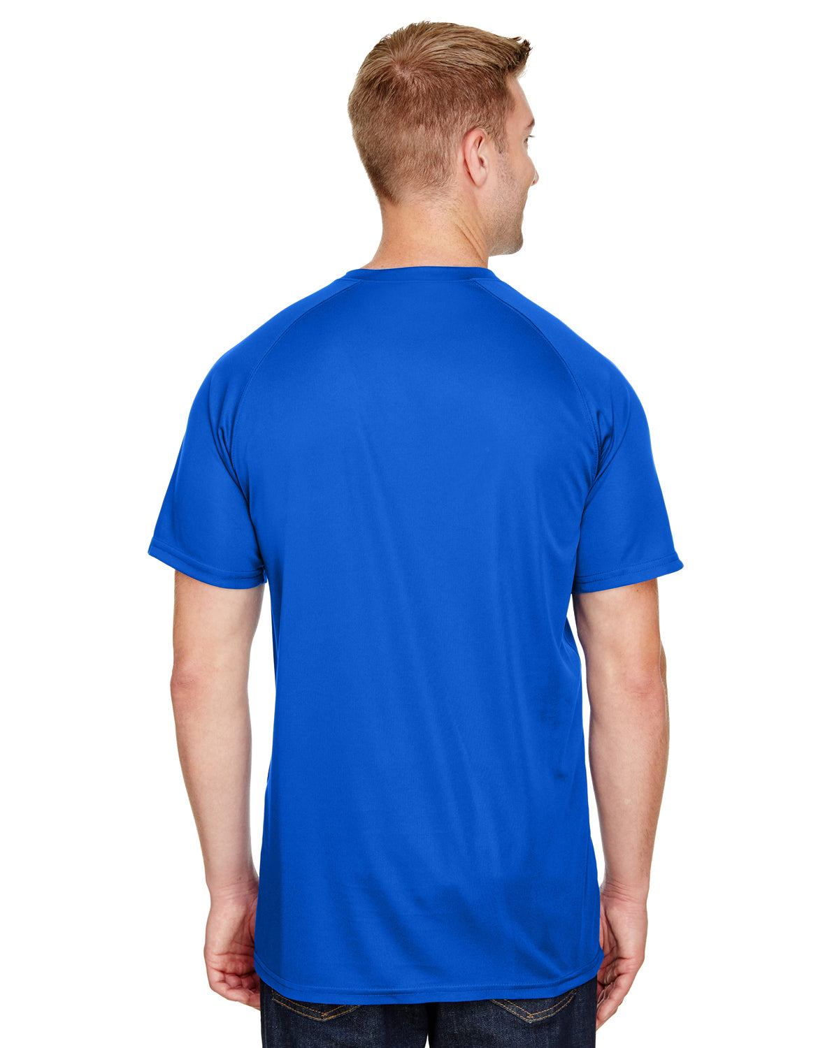 Unisex Attain 2-Button Baseball Jersey - Royal