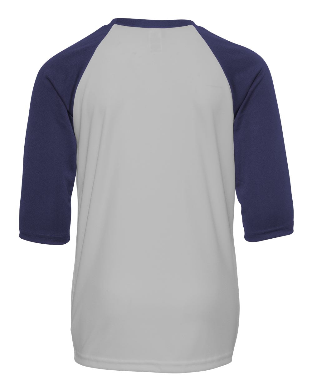 Youth Baseball T-Shirt - Sport Silver / Sport Navy