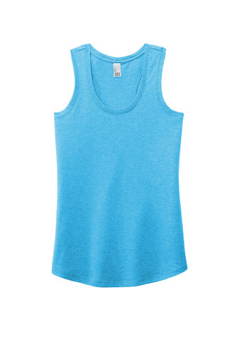 Women's Perfect Tri Racerback Tank - Turquoise Frost