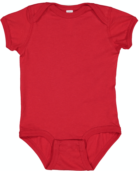 Infant Fine Jersey Bodysuit - Red