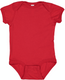 Rabbit Skins 4424 - Infant Fine Jersey Bodysuit - Red