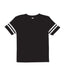 Rabbit Skins 3037 - Toddler Football T-Shirt - Black / White