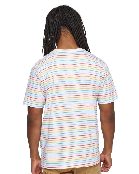 Unisex Fine Jersey T-Shirt - Rainbow Stripe