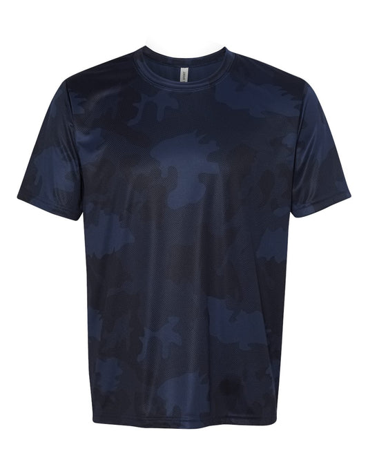 Unisex Performance Short-Sleeve T-Shirt - Sport Dark Navy Laser Camo