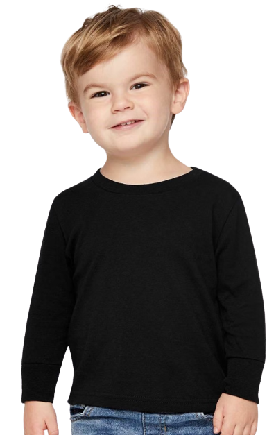 Toddler Long-Sleeve T-Shirt - Black