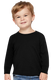 Rabbit Skins 3311 - Toddler Long-Sleeve T-Shirt - Black