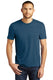District DM130 - Unisex Perfect Tri Tee - Heather Nep Blue