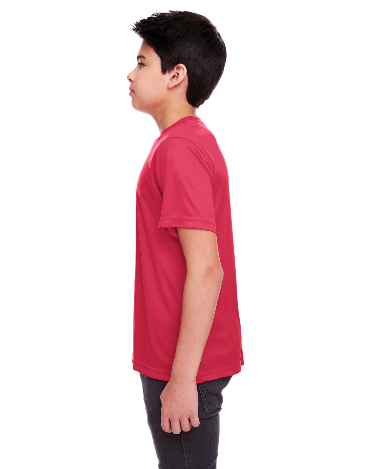 Youth Cool & Dry Sport Performance Interlock T-Shirt - Cardinal