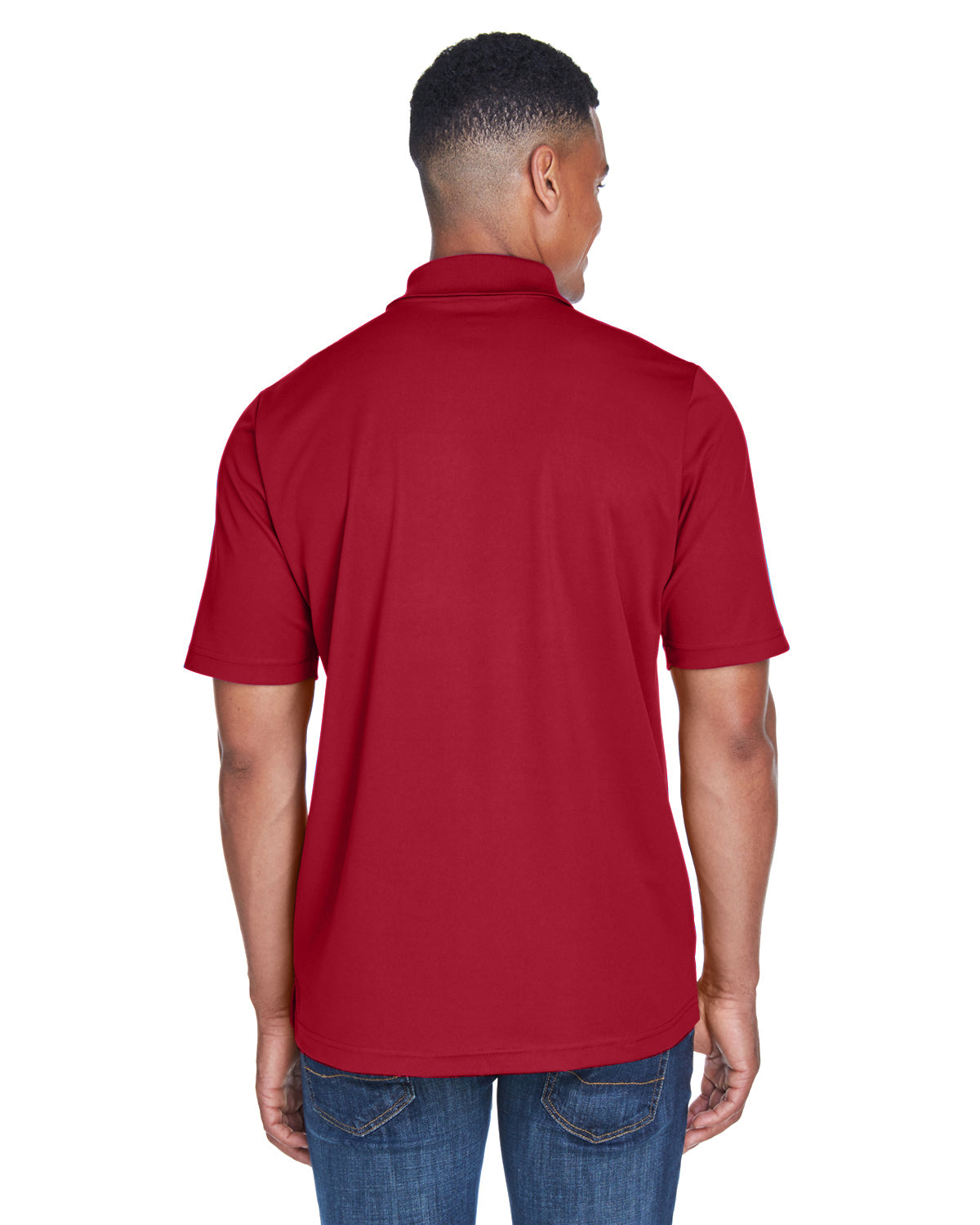 Men's Origin Performance Piqué Polo with Pocket - Classic Red 850