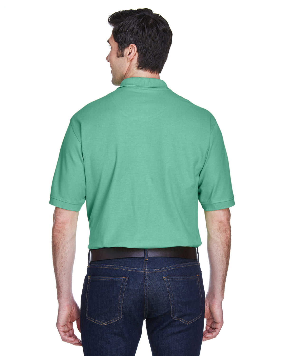 Men's Whisper Piqué Polo - Leaf